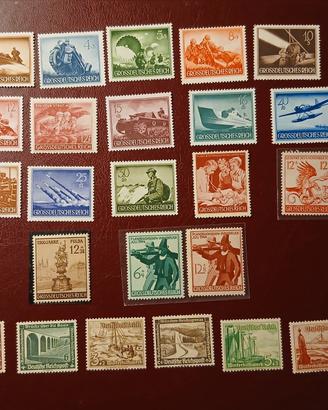Germania 1936- 44- 24 francobolli MNH