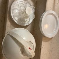 Servizio  piatti e bicchieri Guzzini vintage