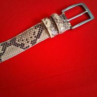 CINTURA VERO PITONE  UOMO