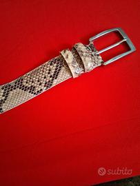 CINTURA VERO PITONE  UOMO