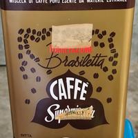 Grande scatola caffè Luigi Cerrone in latta