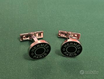 Gemelli Neri HERMES LICOL 2 in Palladio Placcato