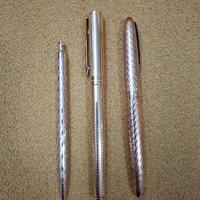 Set di 3 penne Lalex oro 750