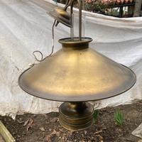 Lampadario in ottone.
