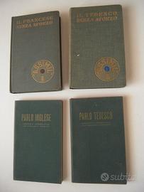 Libri vintage inglese, francese, tedesco