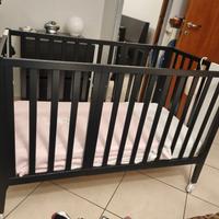 Culla Lettino Picci  Stella Converse Nera 2 in 1