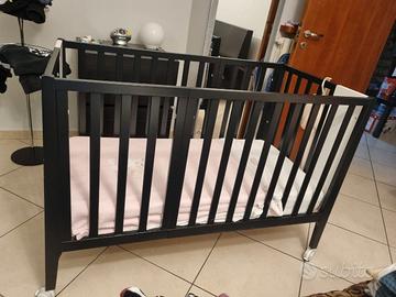 Culla Lettino Picci  Stella Converse Nera 2 in 1