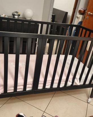 Culla Lettino Picci  Stella Converse Nera 2 in 1