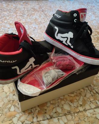 Scarpe Drunky Monkey - nere e rosa - nr. 38