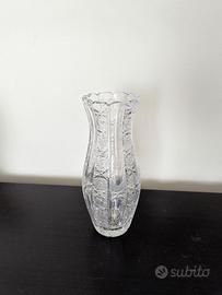 Vaso in cristallo di Boemia