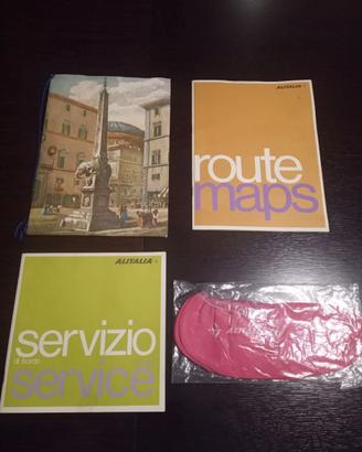Alitalia set vintage volo Roma - San Paolo 1967