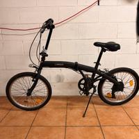 Bicicletta pieghevole 20” nera