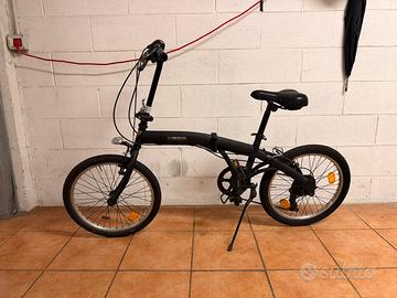 Bicicletta pieghevole 20” nera