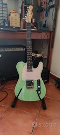 Di Carlo Guitars telecaster See Foam Green
