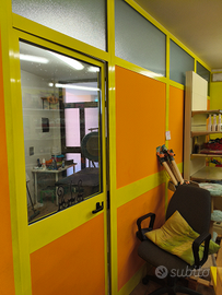 Parete di alluminio divisoria