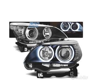 FARI BMW E60 E61 03-07 OCCHI ANGEL CCFL NERI