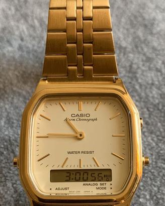 Casio 756 AQ 229 Cronografo con sveglia digitale