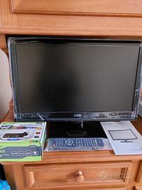 TV/ Monitor AEG LED full HD 22 pollici DVD
