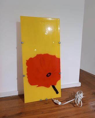 Lampade a muro Ikea vintage, motivo girasoli