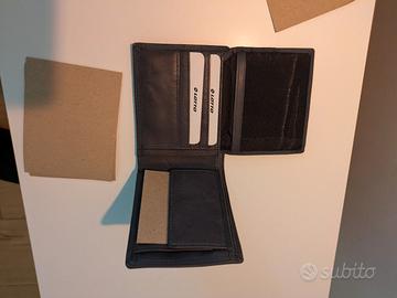 Portafoglio Lotto Grigio vera pelle - Nuovo