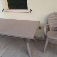 TAVOLO DA ESTERO + 4 SEDIE