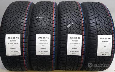 4 GOMME 205 55 16 DUNLOP BR1358