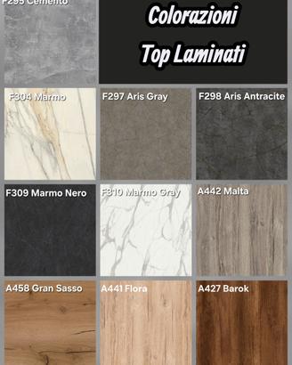 piano top tavoli in melaminico arredo locale 