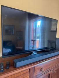 Smart TV Samsung 49" + Soundbar Sony 2.1 Wireless