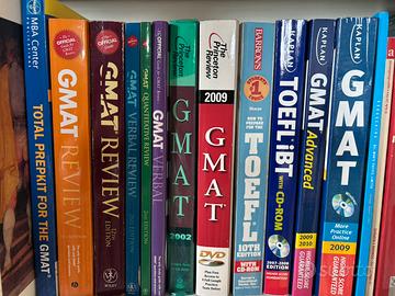 Gmat e Toefl libri preparazione