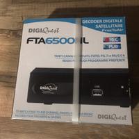Decoder digitale satellitare Digiquest FTA6500NL