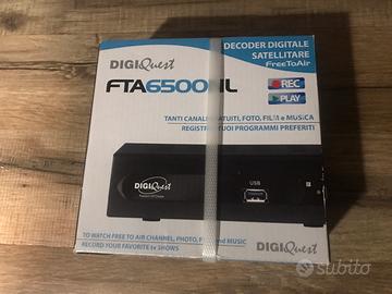 Decoder digitale satellitare Digiquest FTA6500NL
