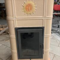 Stufa maiolica a legna