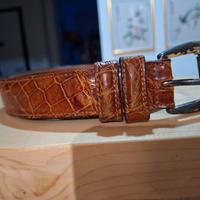 Cintura in coccodrillo 