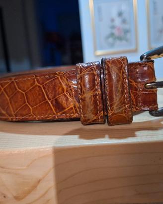 Cintura in coccodrillo 