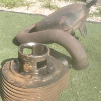 Testata Piaggio 100+Marmitta Originale