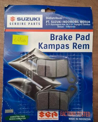 SUZUKI 59300-08850-000 Pastiglie freno anteriori A