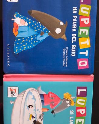 Lotto 2 Libri "Lupetto" Gribaudo - NUOVI (Ha paura