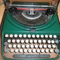 MACCHINA DA SCRIVERE OLIVETTI ICO VERDE