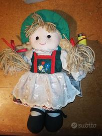 Bambola fatta a mano Original Hedeltraut Hofmann