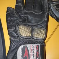Guanti moto axo pelle kevlar e carbonio