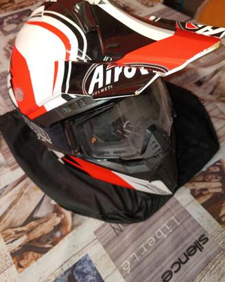Casco moto enduro