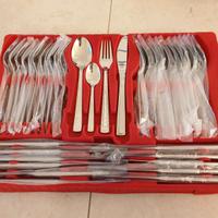 Valigia 72 posate Bestecke Chrom Nickel 18/10