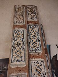 Tavole soffitto dipinte del 700 originali