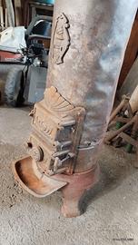 fornello in ghisa vintage