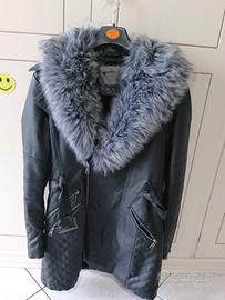 giubbotto donna in pelle e con pelliccia 