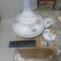 ventilatore luce led con yelecomando