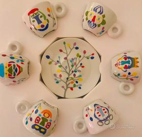 Set 6 tazzine da caffè Illy Art Collection
