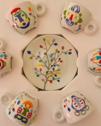 Set 6 tazzine da caffè Illy Art Collection