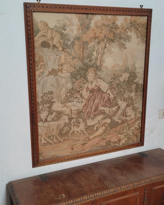 Cappelliera, quadro e cassapanca anni 70
