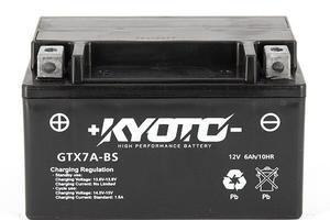 BATTERIA KYOTO GTX7A-BS AGM 12V 6AH CCA 90 PER MOT